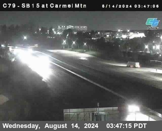 NB 15 at Carmel Mountain Rd.