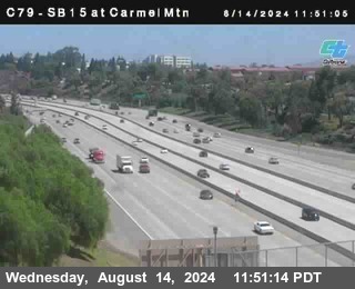 NB 15 at Carmel Mountain Rd.