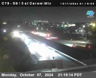 NB 15 at Carmel Mountain Rd.