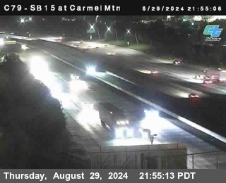 NB 15 at Carmel Mountain Rd.