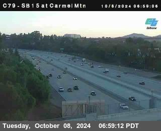 NB 15 at Carmel Mountain Rd.