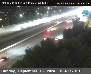 NB 15 at Carmel Mountain Rd.