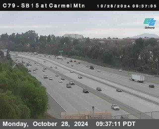 NB 15 at Carmel Mountain Rd.