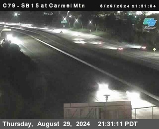 NB 15 at Carmel Mountain Rd.