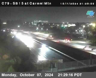 NB 15 at Carmel Mountain Rd.