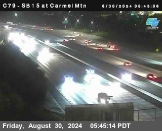 NB 15 at Carmel Mountain Rd.