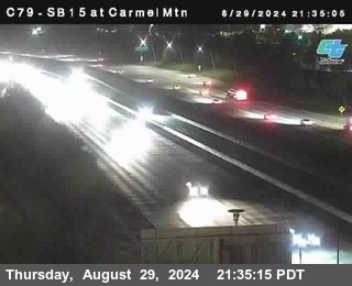 NB 15 at Carmel Mountain Rd.