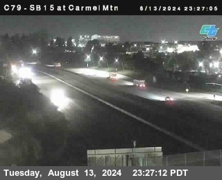 NB 15 at Carmel Mountain Rd.