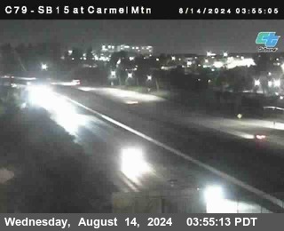 NB 15 at Carmel Mountain Rd.