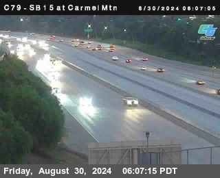 NB 15 at Carmel Mountain Rd.