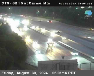 NB 15 at Carmel Mountain Rd.