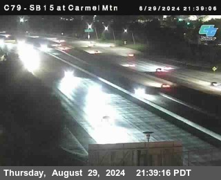 NB 15 at Carmel Mountain Rd.