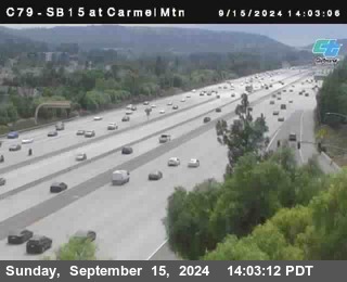 NB 15 at Carmel Mountain Rd.