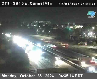 NB 15 at Carmel Mountain Rd.