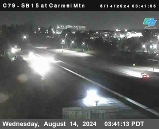 NB 15 at Carmel Mountain Rd.