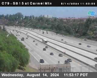 NB 15 at Carmel Mountain Rd.