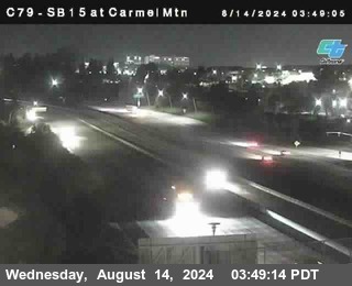 NB 15 at Carmel Mountain Rd.