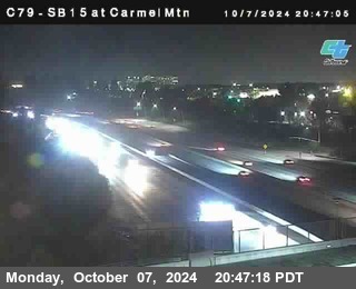 NB 15 at Carmel Mountain Rd.