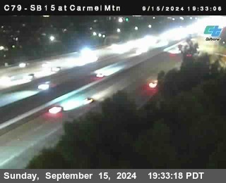 NB 15 at Carmel Mountain Rd.