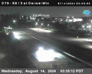 NB 15 at Carmel Mountain Rd.