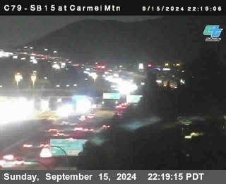 NB 15 at Carmel Mountain Rd.