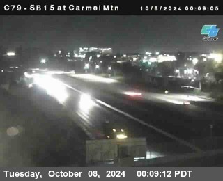 NB 15 at Carmel Mountain Rd.