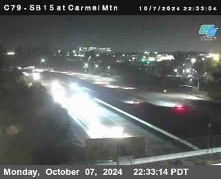 NB 15 at Carmel Mountain Rd.