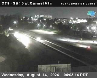 NB 15 at Carmel Mountain Rd.