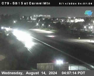 NB 15 at Carmel Mountain Rd.