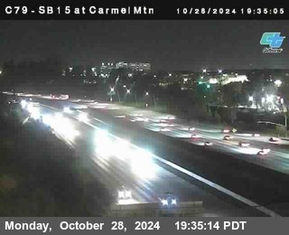 NB 15 at Carmel Mountain Rd.