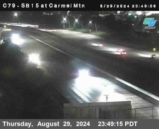 NB 15 at Carmel Mountain Rd.