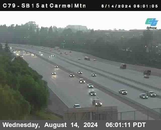 NB 15 at Carmel Mountain Rd.