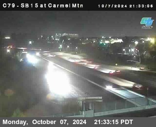 NB 15 at Carmel Mountain Rd.