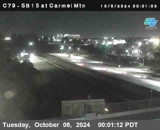 NB 15 at Carmel Mountain Rd.