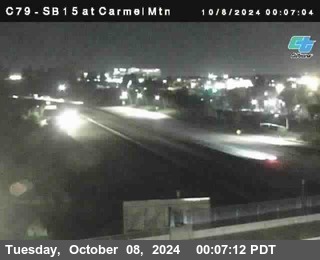 NB 15 at Carmel Mountain Rd.