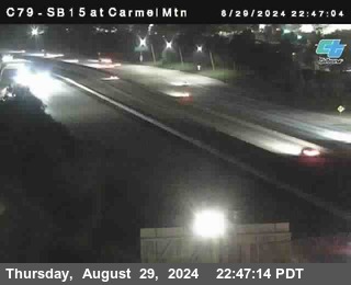 NB 15 at Carmel Mountain Rd.