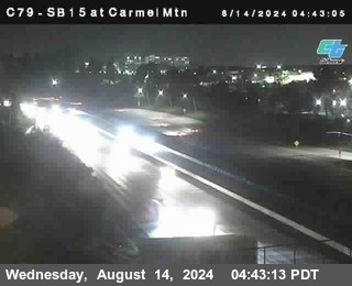 NB 15 at Carmel Mountain Rd.