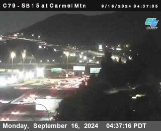 NB 15 at Carmel Mountain Rd.