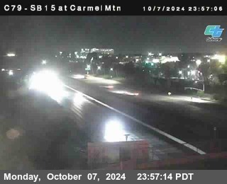 NB 15 at Carmel Mountain Rd.