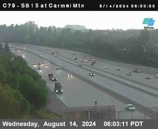 NB 15 at Carmel Mountain Rd.