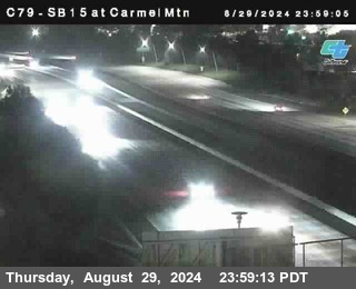 NB 15 at Carmel Mountain Rd.