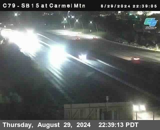 NB 15 at Carmel Mountain Rd.