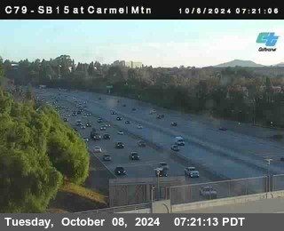 NB 15 at Carmel Mountain Rd.