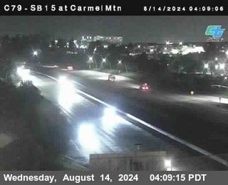 NB 15 at Carmel Mountain Rd.