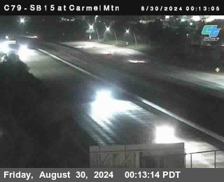 NB 15 at Carmel Mountain Rd.