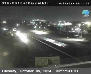 NB 15 at Carmel Mountain Rd.