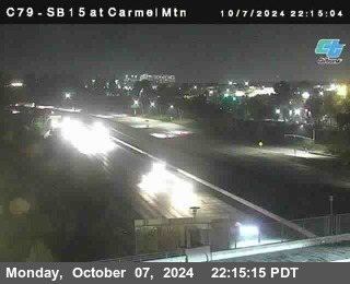 NB 15 at Carmel Mountain Rd.