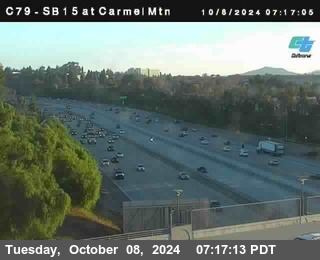 NB 15 at Carmel Mountain Rd.