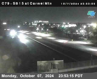 NB 15 at Carmel Mountain Rd.