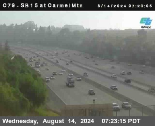 NB 15 at Carmel Mountain Rd.